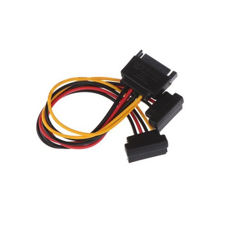 Generic All Copper 15Pin Sata Y Splitter Power Cord 5