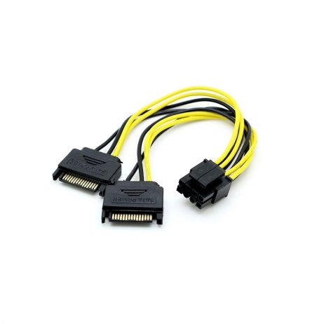 Dual Sata 15Pin To, 8Pin Graphics Card, Power Lines - Image 4