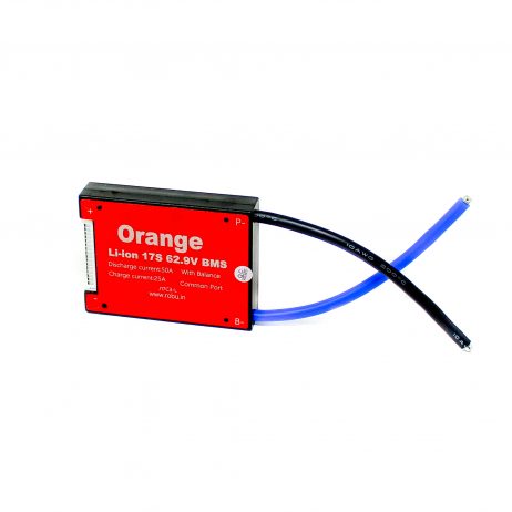 Orange Li-Ion 17S 62.9V 50A Battery Management System