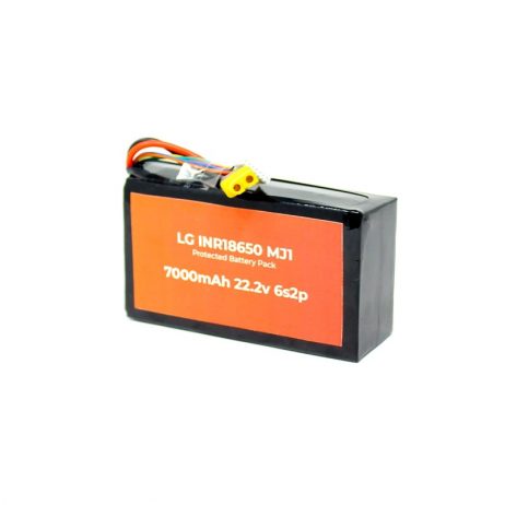 Lg Inr18650Mj1 7000 Mah 22.2V 6S2P Protected Battery Pack