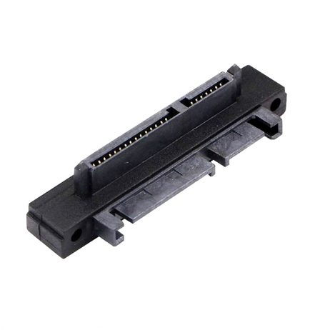 Sata (7+15Pin) Male To Female 90 Reverse Coupling Adapter - Image 2