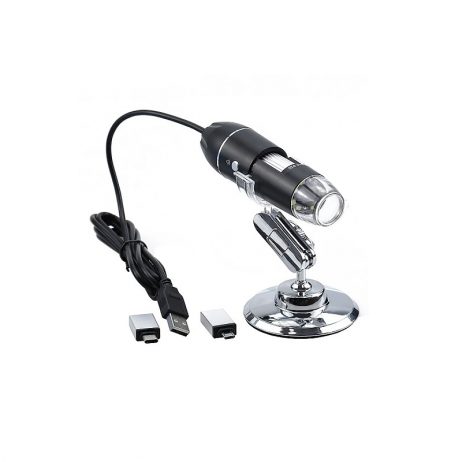 500X 3 In 1 Usb Digital Microscope Camera Endoscope 8Led Magnifier With Stand 3-In-1 Type-C Electronic Magnifier Endoscope