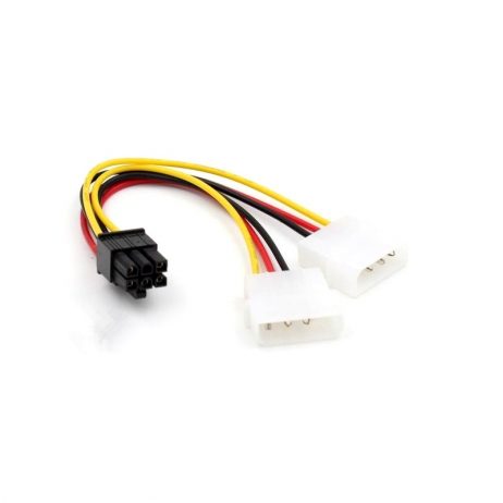 Double Big 4D To 6Pin Power Lines About 15Cm