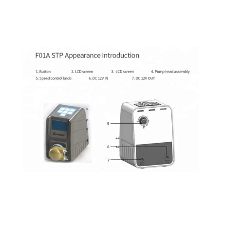 F01A-Stp-B04 Kamoer Lab Pump 24V 1.9A 1~10Ml/Min | Bpt Tube 1.0*3.0Mm - Image 3