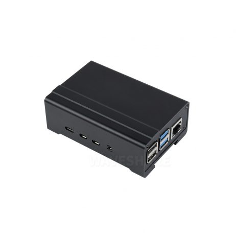 Din Rail Aluminum Case For Raspberry Pi 4 With Cooling Fan And Heatsinks