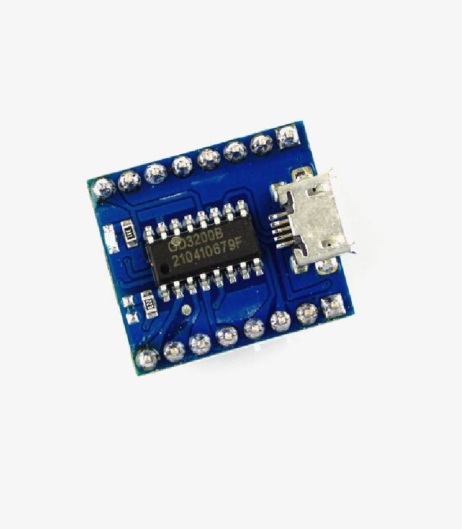 Jq6500 Voice Module Mp3 Module Mcu Serial Port Control Broadcast One-On-One 5 Way Control Music Ic 16Mbit