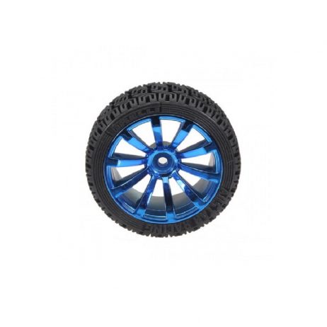 65Mm Robot Smart Car 12 Rim Wheel - Blue