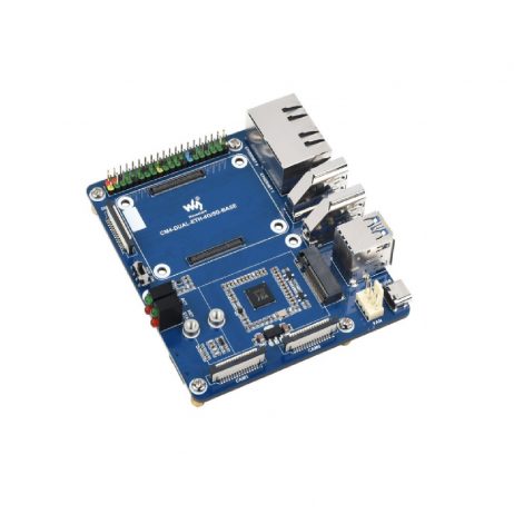 Waveshare Dual Gigabit Ethernet 5G/4G Base Board Designed For Raspberry Pi Compute Module 4 - Image 3