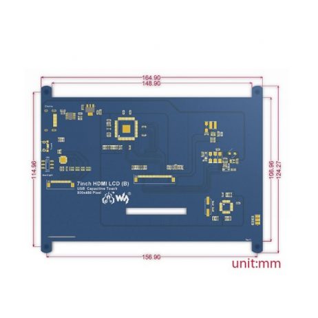 Waveshare 7Inch Capacitive Touch Screen Lcd (B), 800×480, Hdmi, Low Power - Image 3