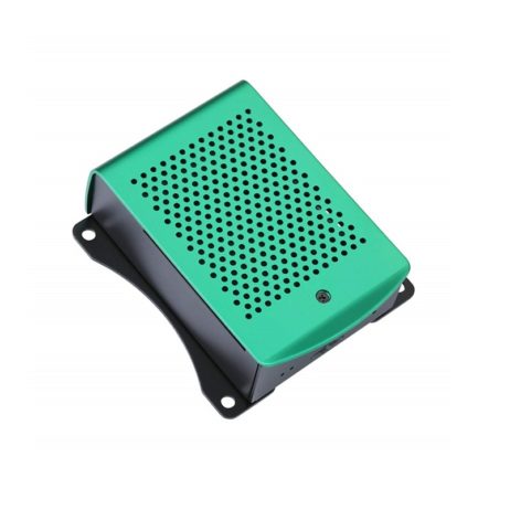 Green Metal Aluminum Case Support Fans For Raspberry 3B+3B