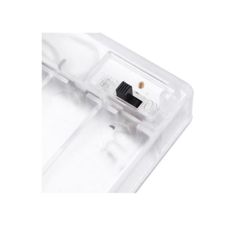 Transparent 3 X Aa Battery Holder Box With Cable.switch And Cover - Image 3