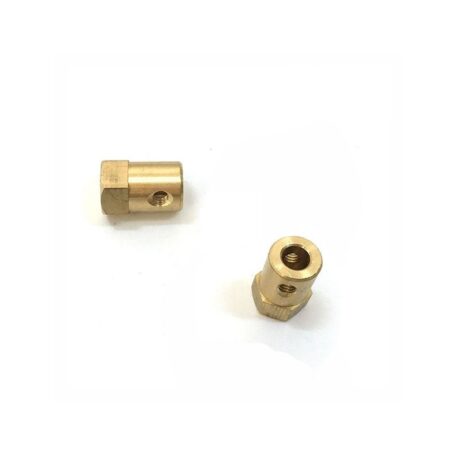 Short Coupling For Robot Smart Car Wheel - 5 Mm Length: 18Mm