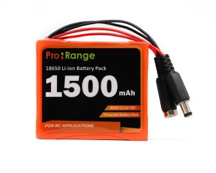 Pro-range ISR 18650 11.1V 1500mAh 15C 3S1P Li-ion Battery Pack