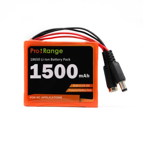 Pro-Range Isr 18650 11.1V 1500Mah 15C 3S1P Li-Ion Battery Pack