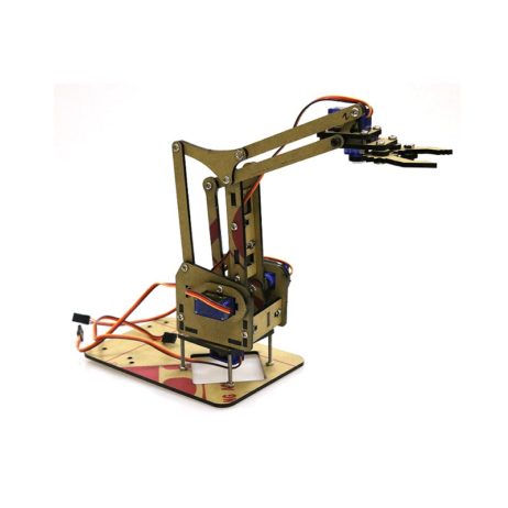 Generic Orange Diy Arduino 3 Dof Robotic Arm Kit 1