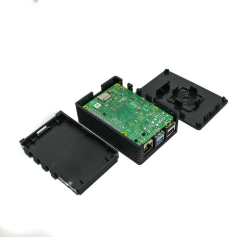 Raspberry 4B Black Injection Molding Premium Case Supporting 3007 Fans - Image 9
