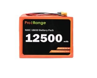 Pro-range NMC 18650 22.2V 12500mAh 3C 6S5P Li-Ion Battery Pack