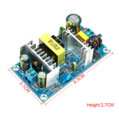 Ac-Dc Power Supply Module 12V 6A Switching Power Supply Board