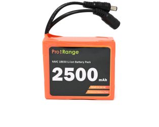 Pro-range NMC 18650 11.1V 2500mAh 3C 3S1P Li-Ion Battery Pack with DC Jack Male & Female