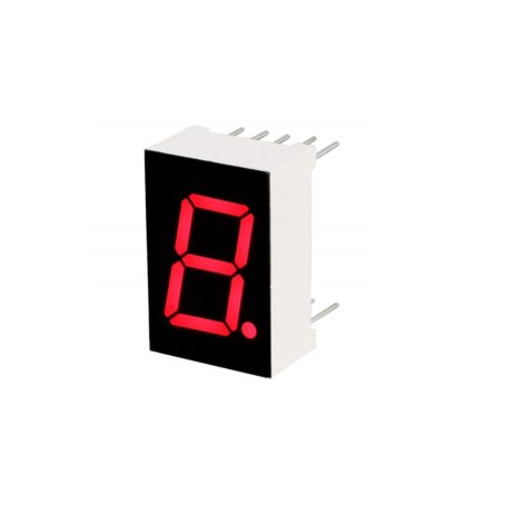 Generic 0.56 Inch Red 1 Digit 7 Segment Led Display 10Pin 1 1