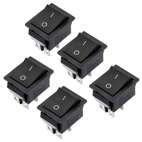 Mini Rocker Switch 6A 250V 2Pin -5Pcs. - Image 2