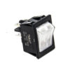 High Voltage Kcd4 White 220V,16A Dpst On-Off 4Pin Rocker Switch