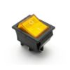 High Voltage Kcd4 Yellow 12V-24V,16A Dpst On-Off 4Pin Rocker Switch