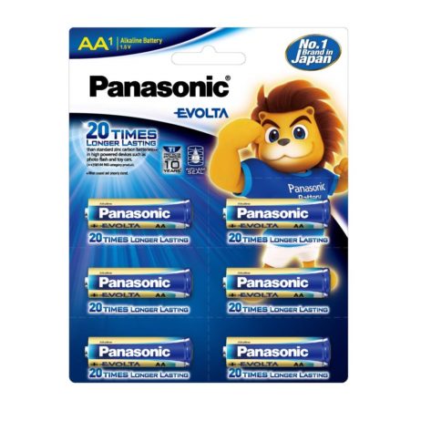 Panasonic Panasonic Evolta Alkaline Aa Battery Pack Of 6 2