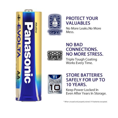 Panasonic Panasonic Evolta Alkaline Aa Battery Pack Of 6 5