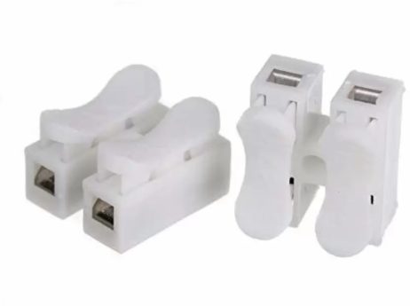 Ch-2 Way Quick Push Type Lock Electric Wire Connectors Terminal (Pack Of 5 Pcs) - Image 2