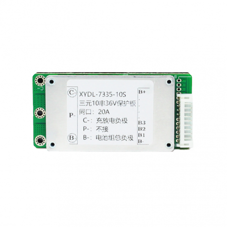 10S 36V 20A Lithium Ion Battery Bms Pcb Balance Board With Cable