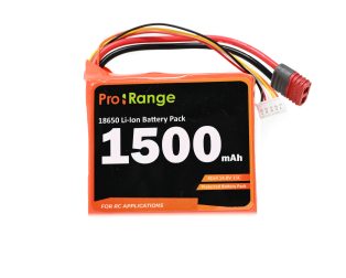 Pro-range ISR 18650 14.8V 1500mAh 15C 4S1P Li-Ion Battery Pack