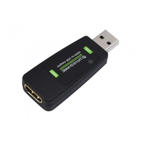 Waveshare Usb Port High Definition Hdmi Video Capture Card, For Gaming / Streaming / Cameras, Hdmi To Usb