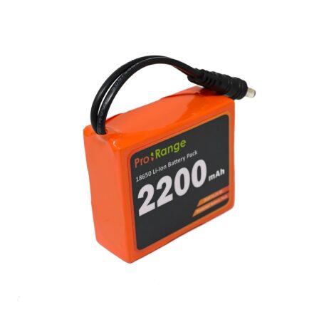 Pro-Range Inr 18650 11.1V 2200Mah 2C 3S1P Li-Ion Battery Pack With Dc Jack Male &Amp; Female