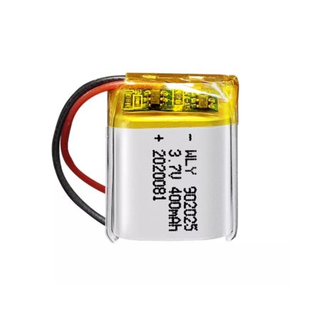 400 Mah 3.7V Single Cell Rechargeable Lipo Battery