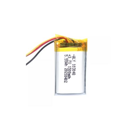 1500 Mah 3.7V Single Cell Rechargeable Lipo Battery