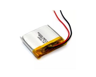 1250 mAh 3.7V single cell Rechargeable LiPo Battery