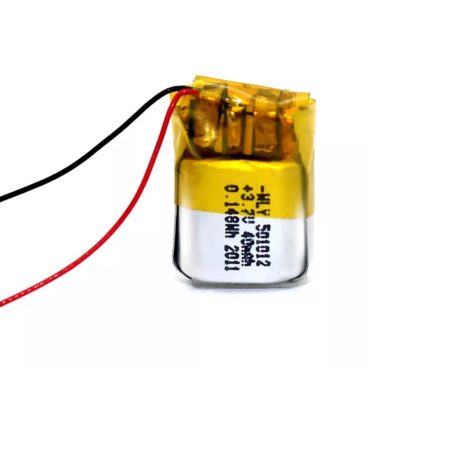 Wly501012 40 Mah 3.7V Single Cell Rechargeable Lipo Battery - Image 2
