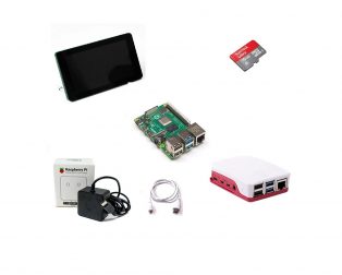 Raspberry Pi 4 2GB Starter Kit with Official 7 inch Touch Display