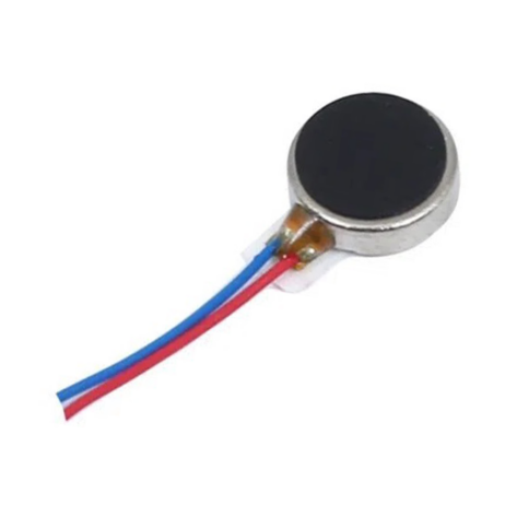 Erm Coin Vibration Motor, 7 Mm Dia., 2 Mm Thickness