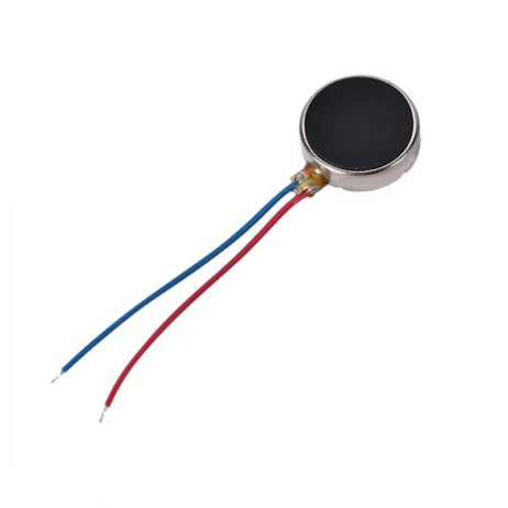 Erm Coin Vibration Motor , 8Mm Dia. ,3.4Mm Width Wire Length 26 Mm