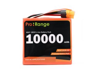 Pro-range NMC 18650 14.8V 10000mAh 3C 4S4P Li-Ion Battery Pack