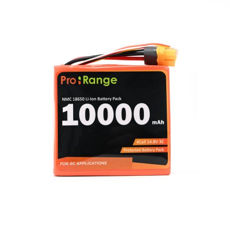 Pro-Range Nmc 18650 14.8V 10000Mah 3C 4S4P Li-Ion Battery Pack