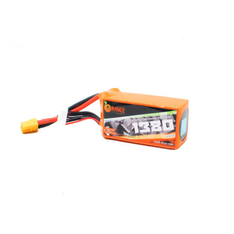 Orange 22.2V 1380Mah 150C 6S Fpv U2 Series Lithium Polymer Battery Pack
