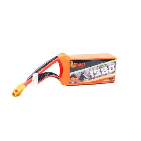 Orange 22.2V 1380Mah 150C 6S Fpv U2 Series Lithium Polymer Battery Pack - Image 2
