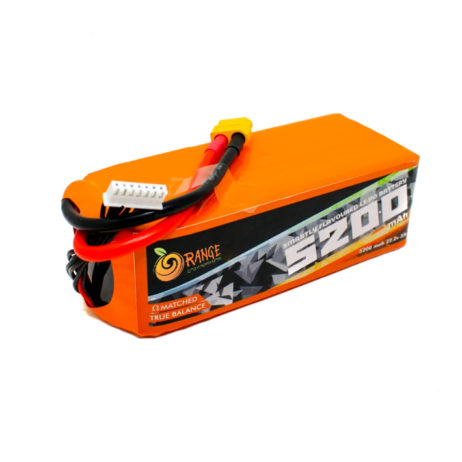 Orange 22.2V 5200Mah 35C 6S Lithium Polymer Battery Pack