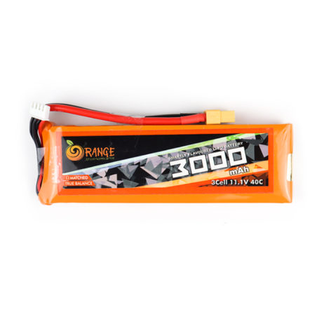 Orange 3000Mah 3S 40C/80C Lithium Polymer Battery Pack (Lipo)