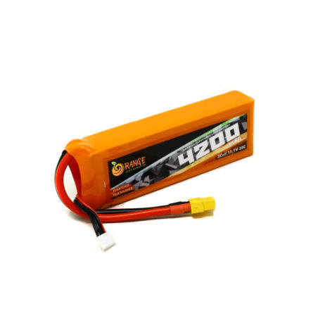 Orange 11.1V 4200Mah 35C 3S Lithium Polymer Battery Pack