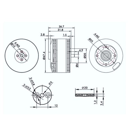 T Motor Mn4110 300 Kv