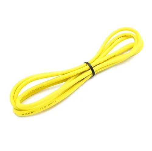1420256 10 Meter Ul1007 18Awg Pvc Electronic Wire (Yellow)
